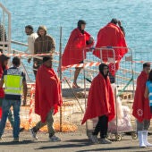 Migrantes llegados a Canarias el domingo 19/11/2023