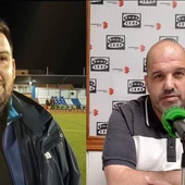 Rubén Chamero, entrenador, y Miguel Ángel García, delegado del equipo Rubén Chamero, entrenador, y Miguel Ángel García, delegado del equipo