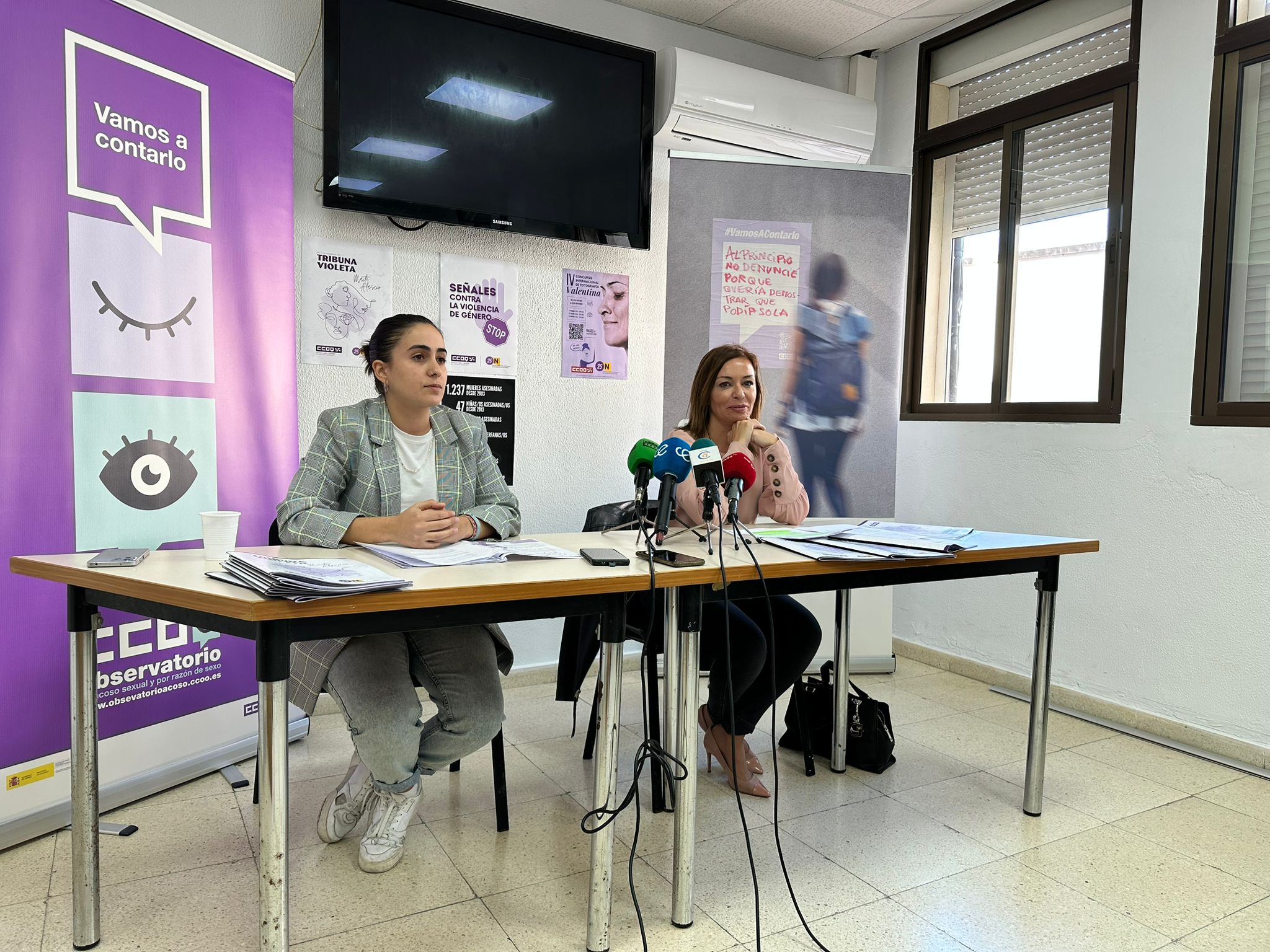 CCOO de Ceuta presenta su campaña de concienciación por el Día Internacional contra la Violencia de Género CCOO de Ceuta presenta su campaña de concienciación por el Día Internacional contra la Violencia de Género