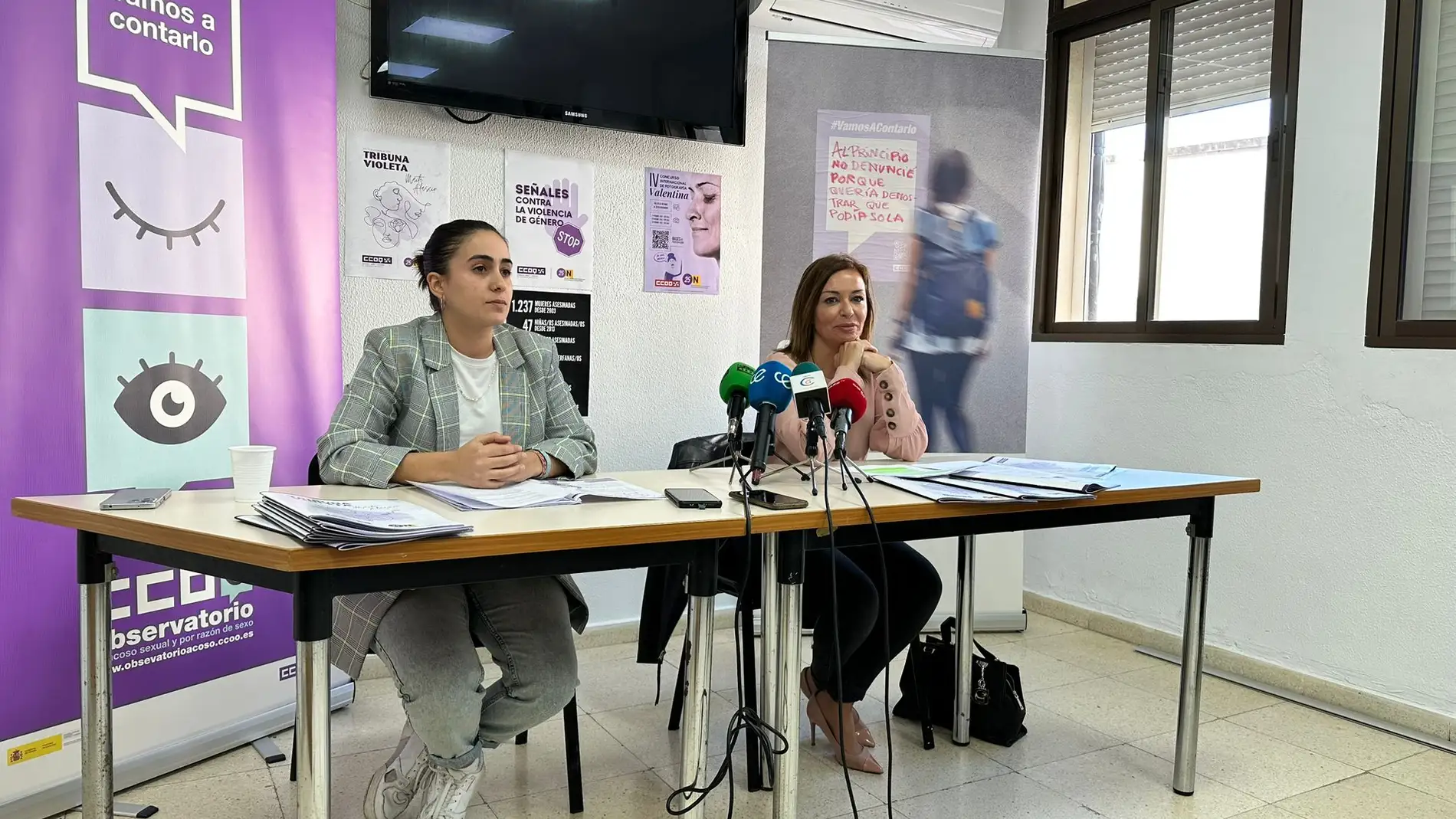 CCOO de Ceuta presenta su campaña de concienciación por el Día Internacional contra la Violencia de Género