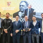 Diego Alonso, Sergio Ramos, Pepe Castro, Navas y Rakitic. 
