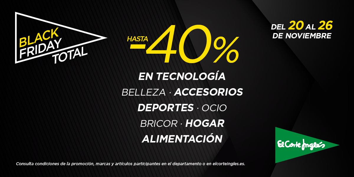 No dejes escapar los grandes descuentos que ofrece el Corte Inglés No dejes escapar los grandes descuentos que ofrece el Corte Inglés