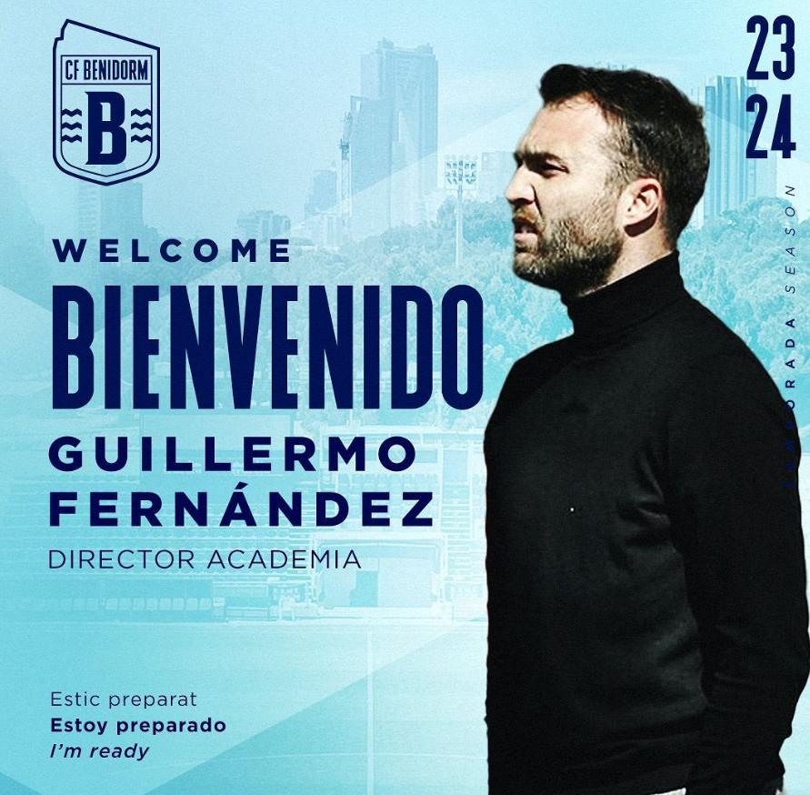 Guille Fernández será el nuevo director de la Academia de Fútbol del C.F. Benidorm Guille Fernández será el nuevo director de la Academia de Fútbol del C.F. Benidorm