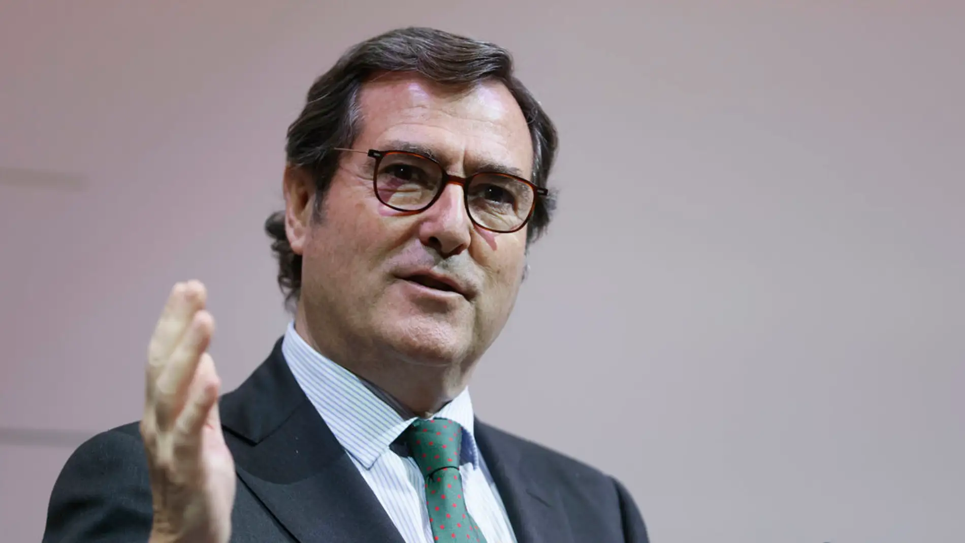 El presidente de la CEOE, Antonio Garamendi/ EFE/ Mariscal