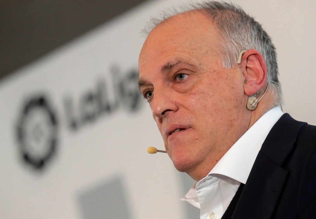 Javier Tebas dimite como presidente de LaLiga para volver a presentarse Javier Tebas dimite como presidente de LaLiga para volver a presentarse