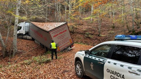 Camión procedente de Ucrania extraviado Ezcaray