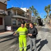 Obras en la CV-715 y la Avinguda Carretera de La Nucía