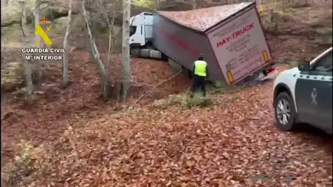 Rescate camión perdido por GPS en La Rioja Rescate camión perdido por GPS en La Rioja