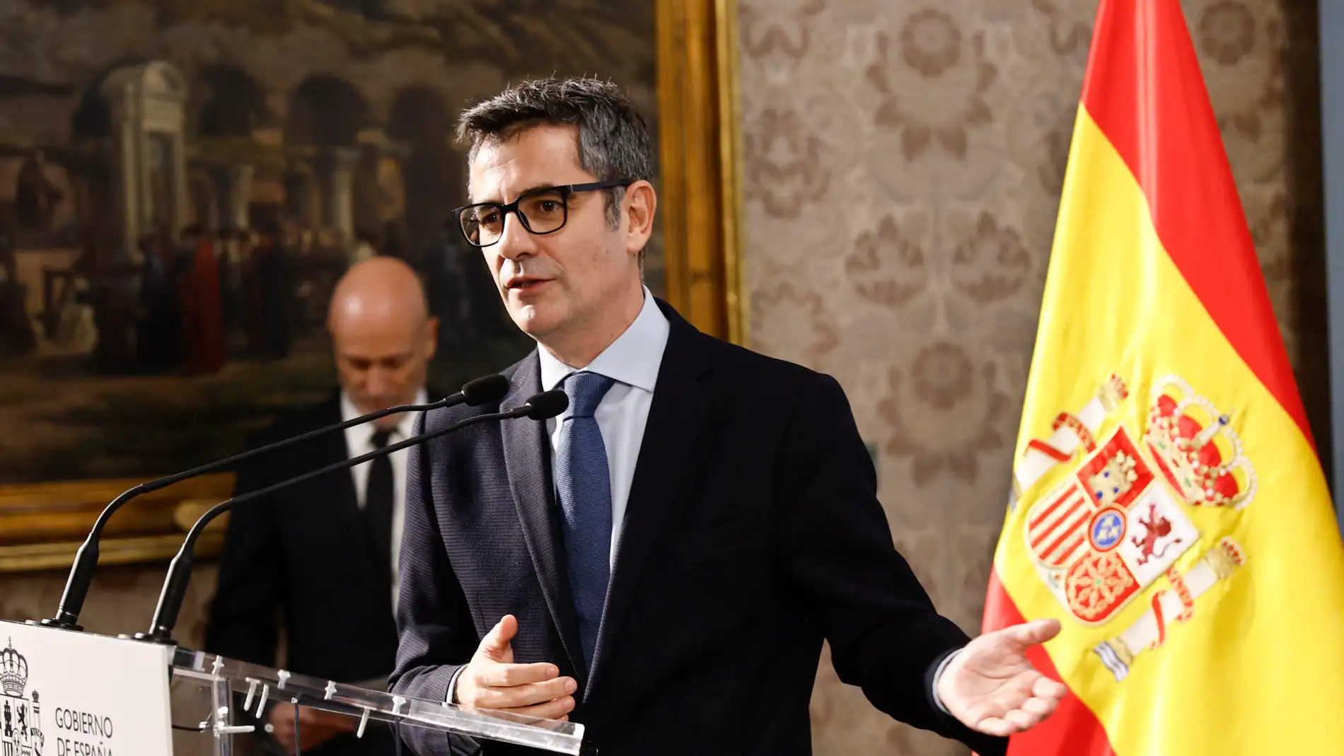 El nuevo ministro de Presidencia, Justicia y Relaciones con las Cortes, Félix Bolaños.