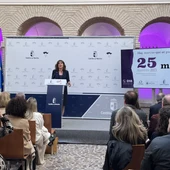 Blanca Fernández durante el acto institucional del 25-N celebrado en Ciudad Real Blanca Fernández durante el acto institucional del 25-N celebrado en Ciudad Real