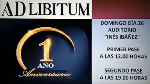 1º Aniversario de Ad Libitum 1º Aniversario de Ad Libitum