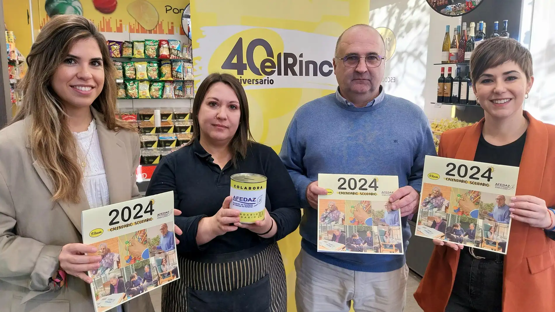 El Rincón lanza su calendario solidario 2024 con Afedaz
