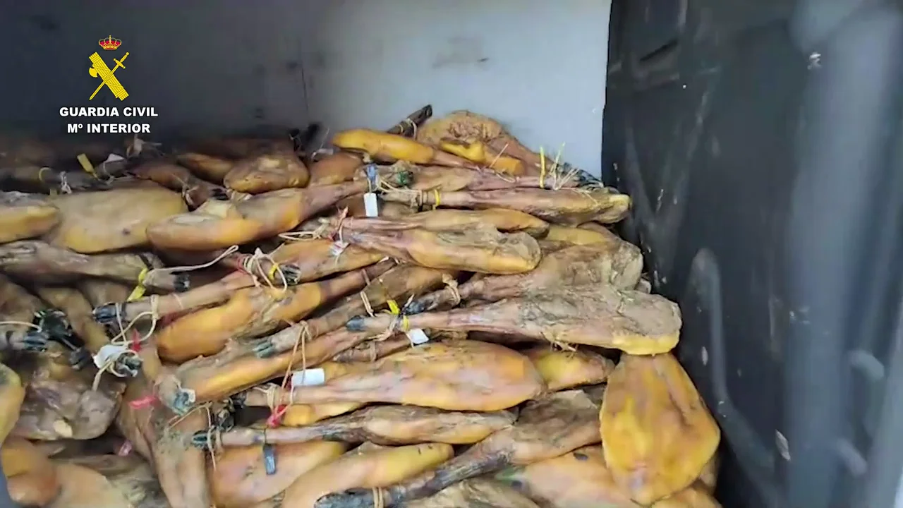 Dos detenidos por robar más de 700 piezas de ibéricos en Córdoba Dos detenidos por robar más de 700 piezas de ibéricos en Córdoba