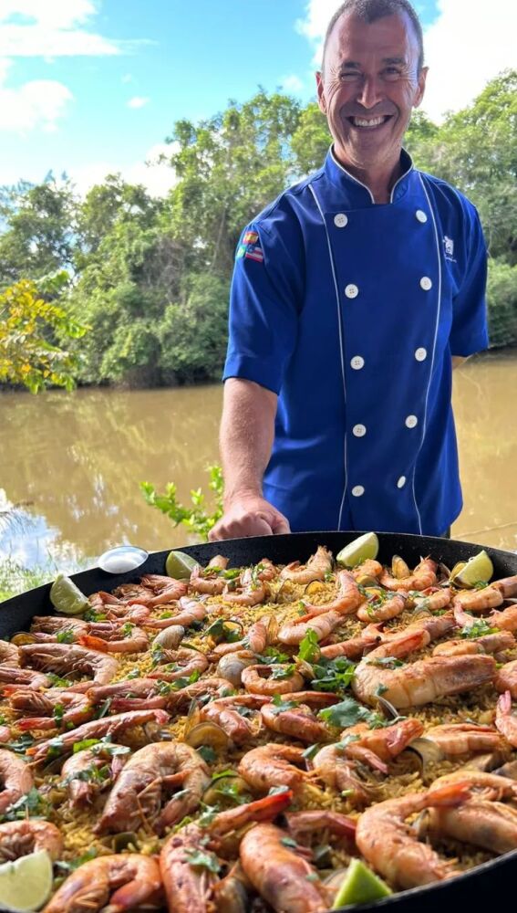 David Peregrina, de 53 años, regentaba con su mujer el restaurante Os Ribeirinhos, en Porto Seguro (Brasil)