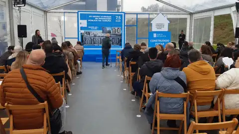 Nuevos inquilinos de vivienda de alquiler en Xuxán Promovida por la Xunta de Galicia