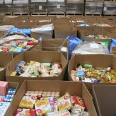 Ja ha començat el recompte del Gran Recapte a la seu del Banc dels Aliments a la Zona Franca
