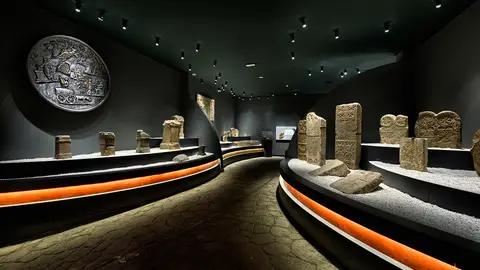 Mupac - Sala de las estelas Mupac - Sala de las estelas