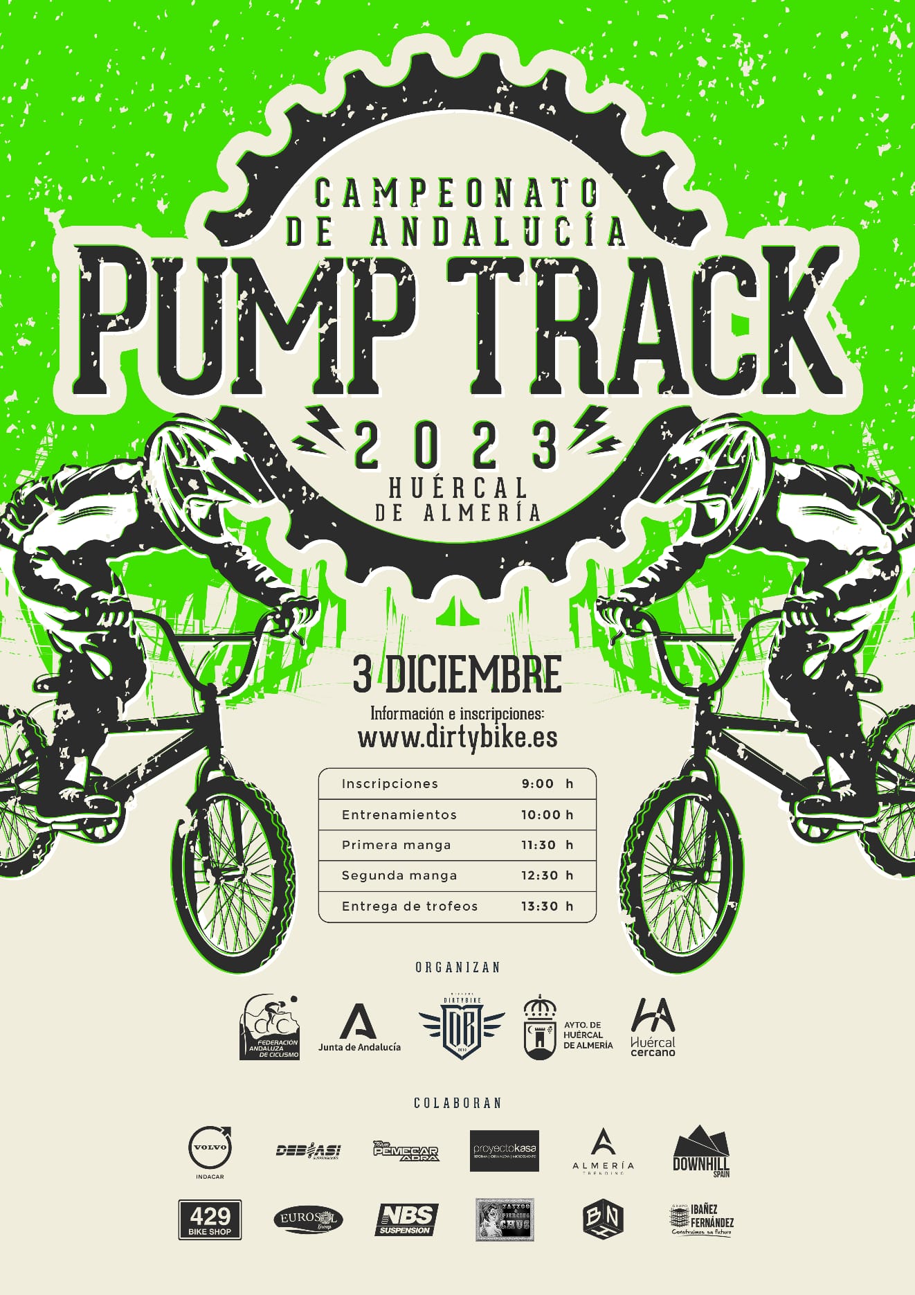 Huércal de Almería será el epicentro del 'pumptrack' de Andalucía en el mes de diciembre Huércal de Almería será el epicentro del 'pumptrack' de Andalucía en el mes de diciembre