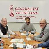 El secretario autonómico de Agricultura, Javier Bartolomé, se reúne con la Comunidad de Regantes de Sagunto El secretario autonómico de Agricultura, Javier Bartolomé, se reúne con la Comunidad de Regantes de Sagunto