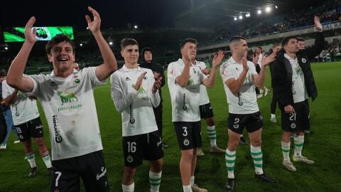 Racing 2 - Villarreal B 0 - celebraci&oacute;n