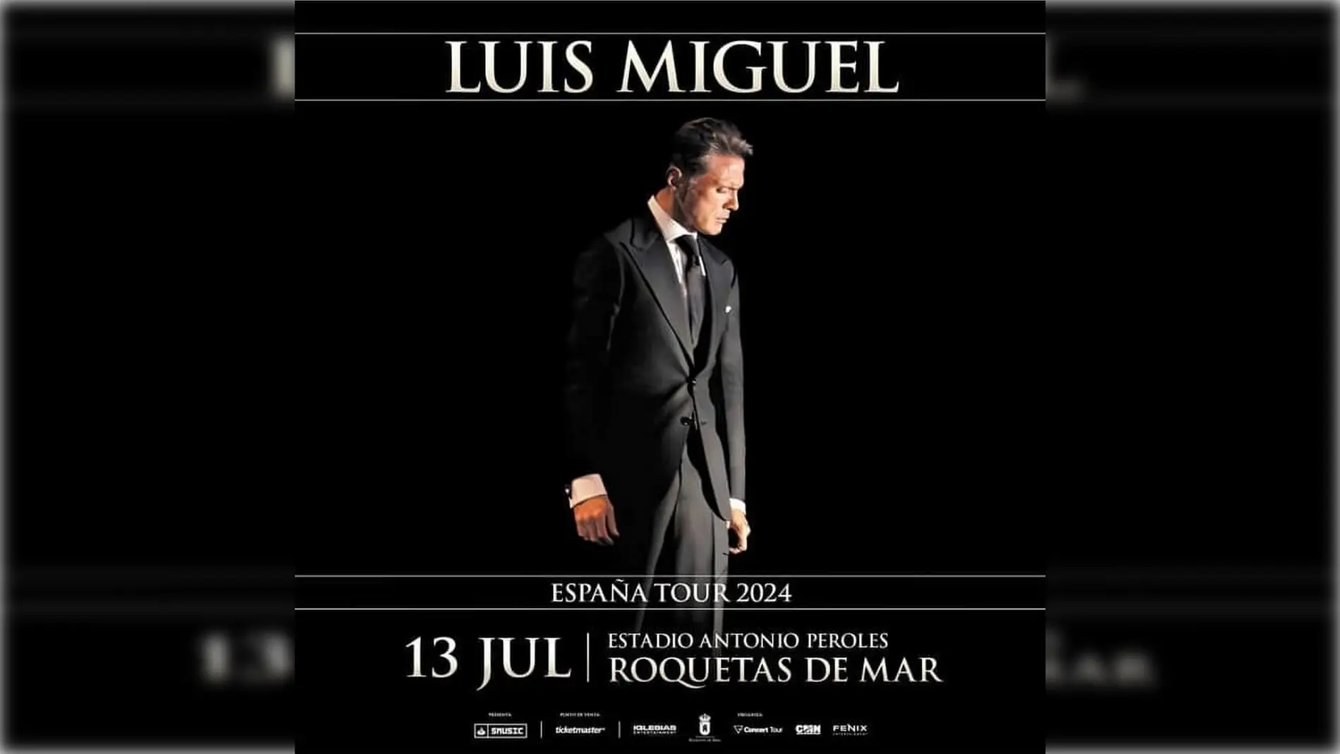 Salen a la venta las entradas del concierto de Luis Miguel en Roquetas de Mar (Almería)