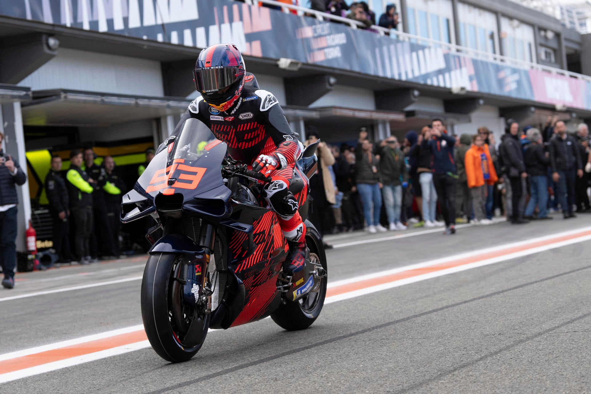 Marc Márquez ya da miedo Marc Márquez ya da miedo