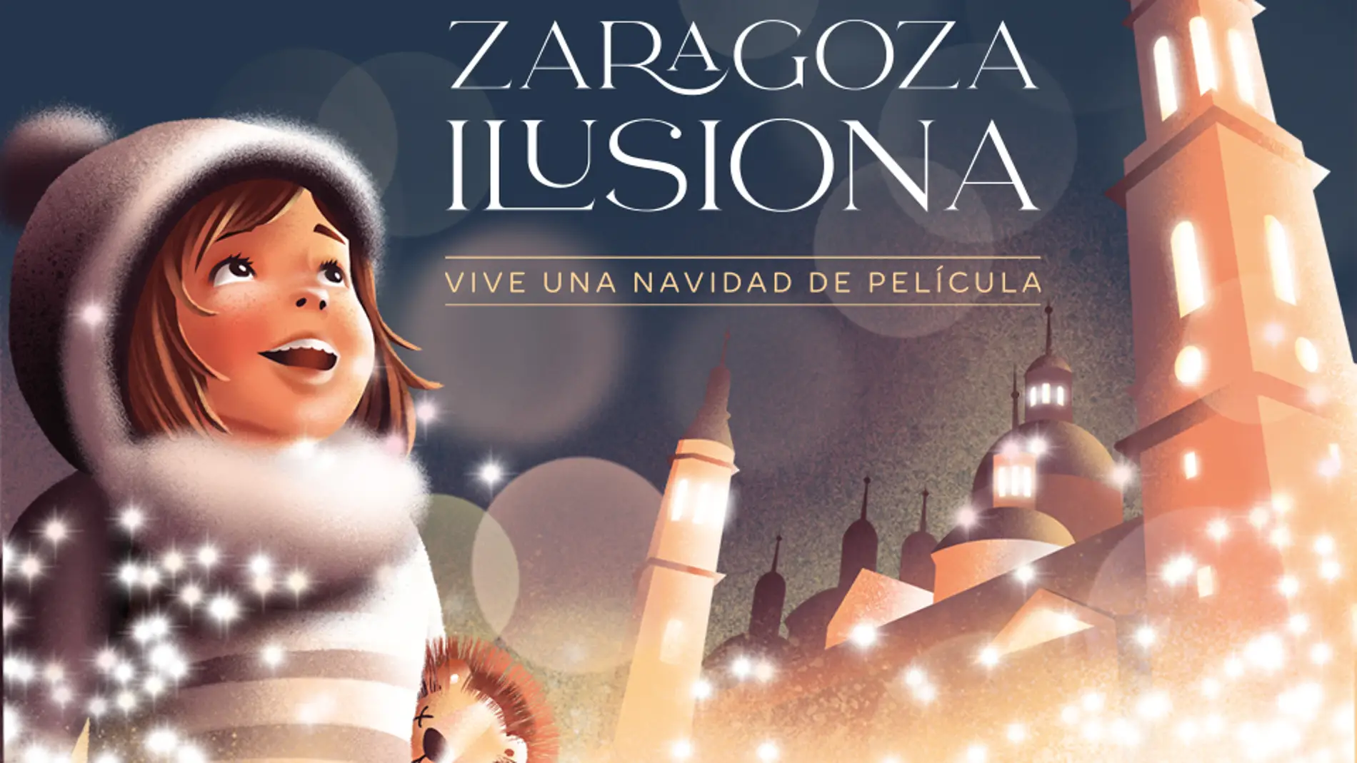 Cartel programación navideña de Zaragoza