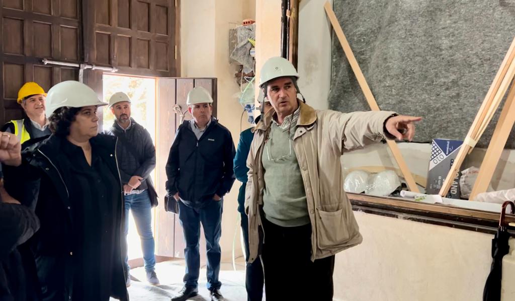 La futura Casa de la Cultura de Sanlúcar va tomando forma La futura Casa de la Cultura de Sanlúcar va tomando forma