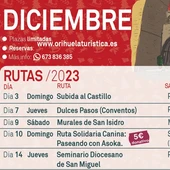 Turismo programa unas rutas de diciembre solidarias, con ASOKA, con belenes y dulces conventuales Turismo programa unas rutas de diciembre solidarias, con ASOKA, con belenes y dulces conventuales