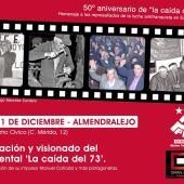 Almendralejo acoge la presentación de un documental sobre la "detención" y "tortura" de 160 militantes extremeños del PCE en 1973