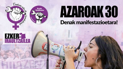Cartel huelga 