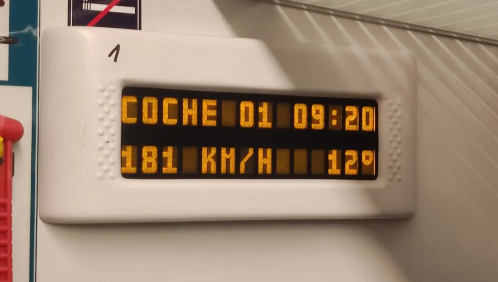 Velocidad del primer tren Gijón-Madrid en la variante de Pajares