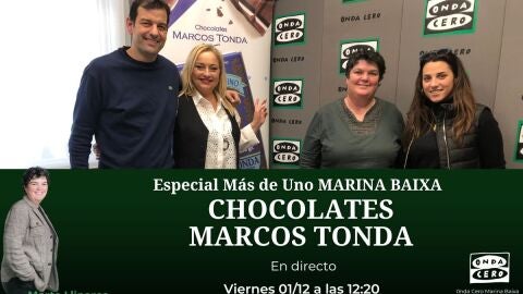 Onda Cero MArina Baixa especial Choccolates Marcos Tonda