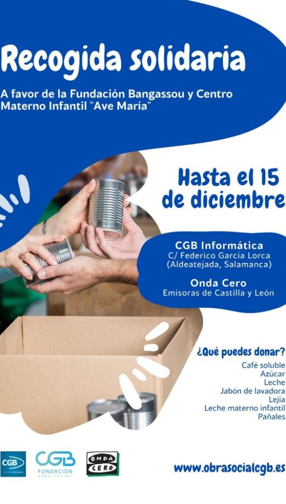 Información de la recogida solidaria