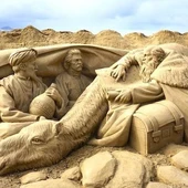 Es la cita de las navidades en Las Palmas de Gran Canaria, el belén de arena de la playa de Las Canteras Es la cita de las navidades en Las Palmas de Gran Canaria, el belén de arena de la playa de Las Canteras