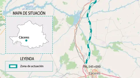 El Ministerio destina medio millón de euros para las obras de rehabilitación del firme de la A-66 entre Cañaveral y Cáceres El Ministerio destina medio millón de euros para las obras de rehabilitación del firme de la A-66 entre Cañaveral y Cáceres