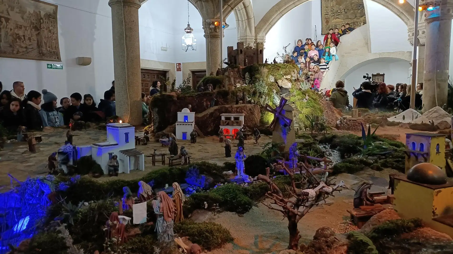 Ya se puede visitar el Belén del Palacio Carvajal de Cáceres con más de 300 figuras