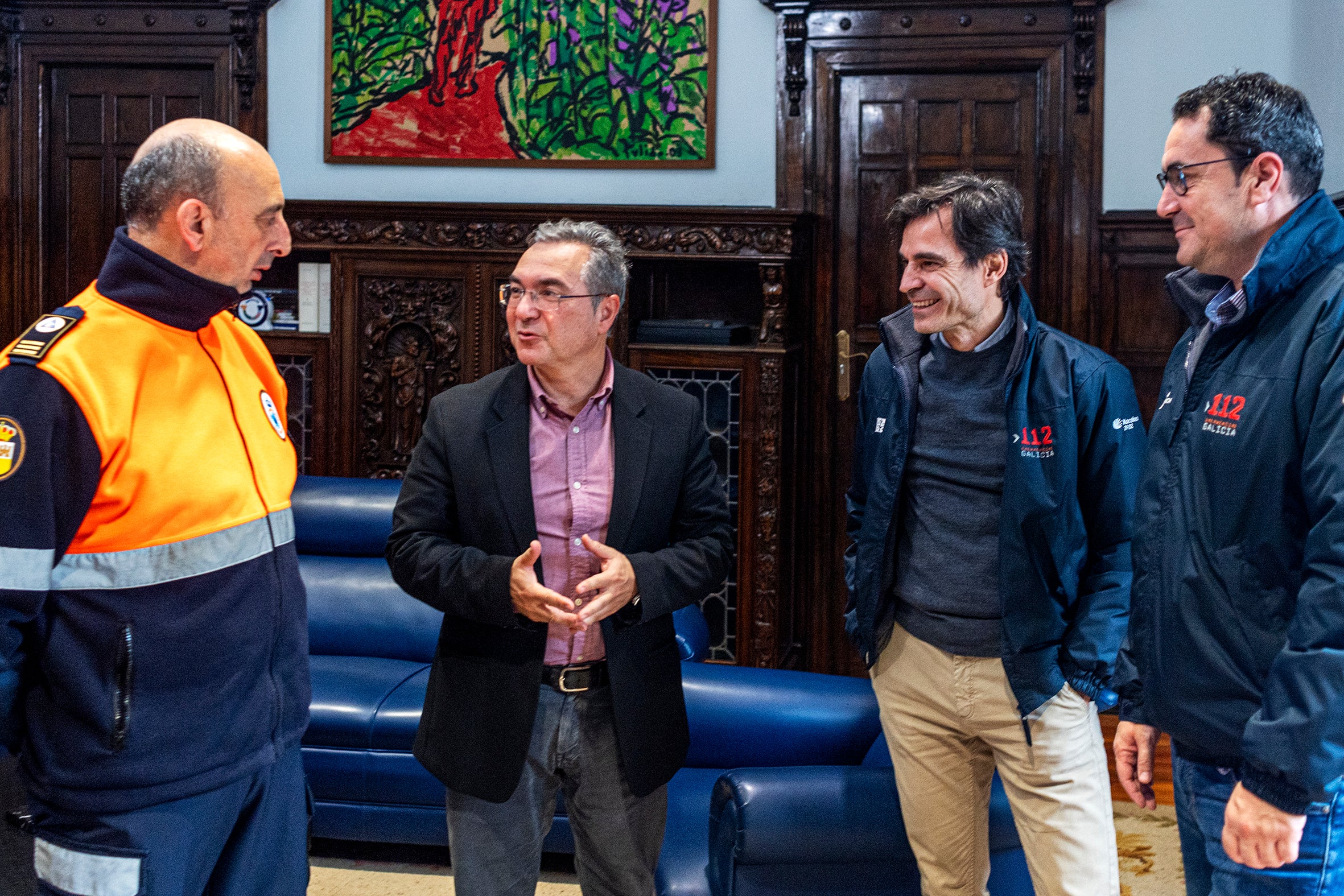 A Deputación reforzará a colaboración coas agrupacións de Protección Civil A Deputación reforzará a colaboración coas agrupacións de Protección Civil