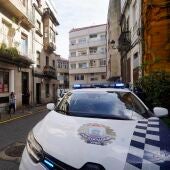 Un vehículo de la Policía Local de Vigo. Foto de Archivo