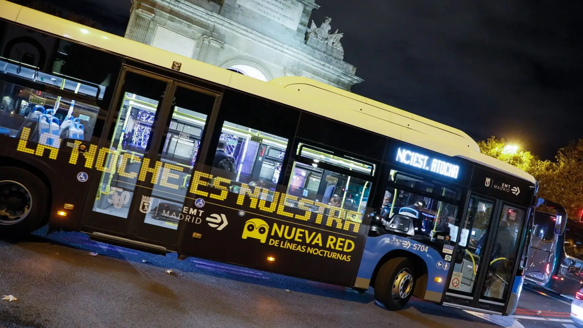 Madrid lidera en Europa el servicio de autobuses nocturnos