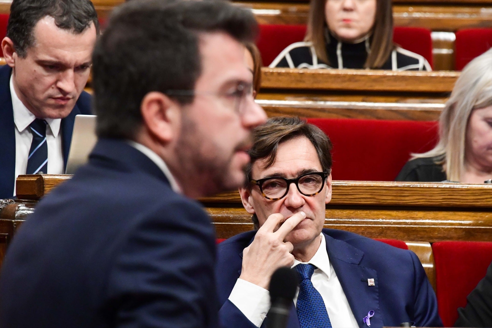 Illa critica la "legislatura perdida" de Aragonès y le pide abordar "los problemas concretos" de la ciudadanía catalana Illa critica la "legislatura perdida" de Aragonès y le pide abordar "los problemas concretos" de la ciudadanía catalana