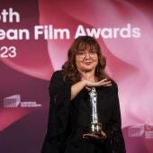 Isabel Coixet recibe el Premio Logro Europeo y anima a cineastas a creer en sus proyectos