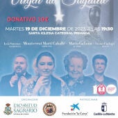 La actriz María Galiana unirá su voz a la de Montserrat Martí Caballé y Luis Santana en un concierto benéfico en Toledo