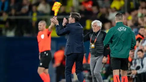 Marcelino durante un partido Marcelino durante un partido