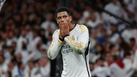 Bellingham, en un partido con el Real Madrid. Bellingham, en un partido con el Real Madrid.
