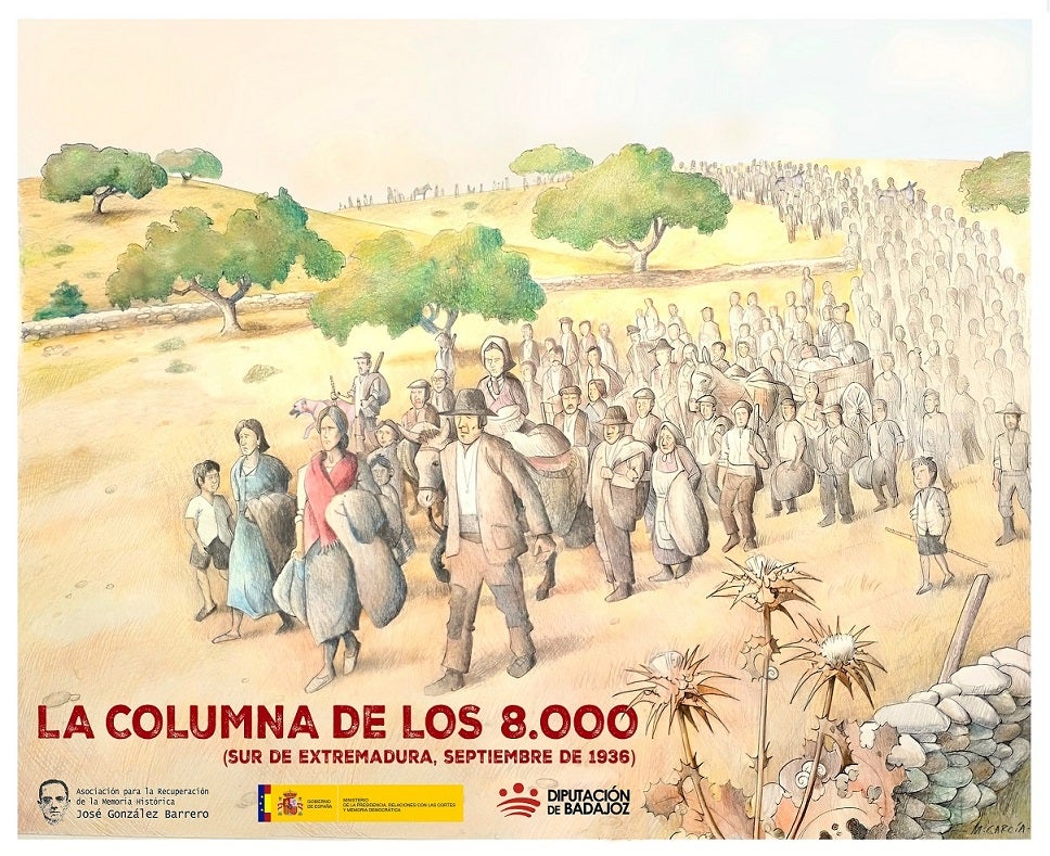 La exposición de Memoria Histórica sobre 'La columna de los ocho mil' continúa su recorrido en Zafra La exposición de Memoria Histórica sobre 'La columna de los ocho mil' continúa su recorrido en Zafra
