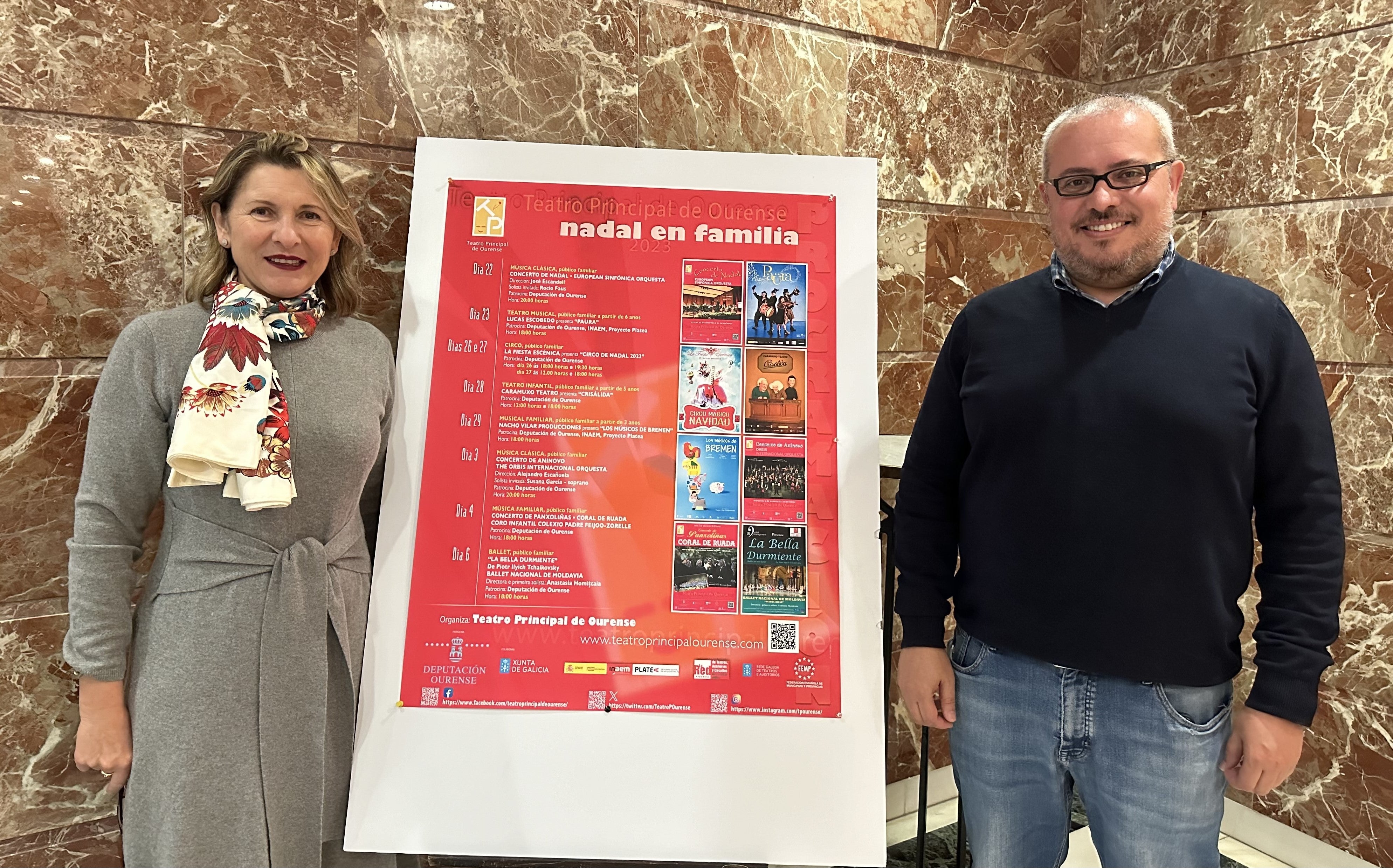 “Nadal en familia” do Teatro Principal ofrece música, teatro, circo e ballet “Nadal en familia” do Teatro Principal ofrece música, teatro, circo e ballet