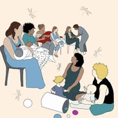Imagen cartel 'El apoyo de madre a madre en los grupos de lactancia' Enlazados Valdepeñas Imagen cartel 'El apoyo de madre a madre en los grupos de lactancia' Enlazados Valdepeñas
