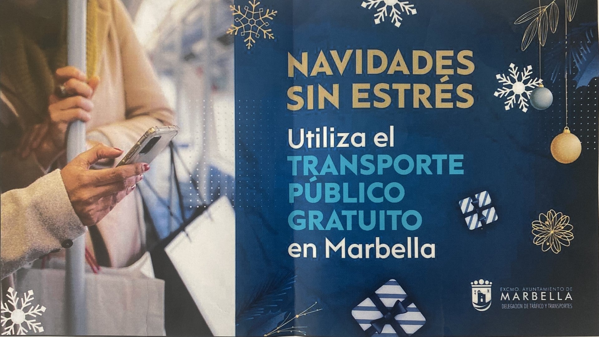 El Ayuntamiento de Marbella fomenta el uso del autobús para hacer las compras navideñas en las tiendas de barrio El Ayuntamiento de Marbella fomenta el uso del autobús para hacer las compras navideñas en las tiendas de barrio