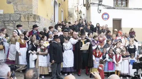 Imagen de archivo del alcalde de Suera, Pepe Martí en una de las recreaciones. Imagen de archivo del alcalde de Suera, Pepe Martí en una de las recreaciones.